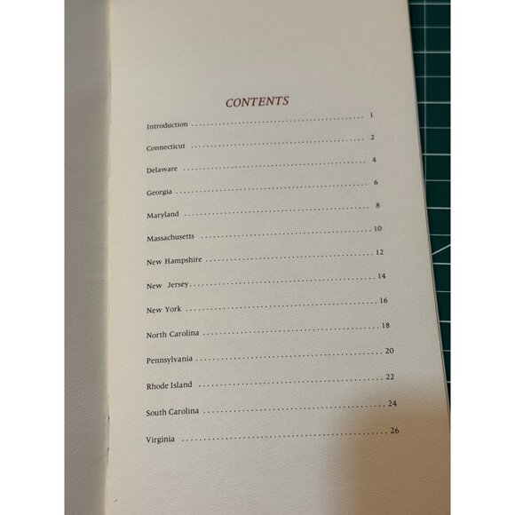 Franklin Mint Set Of 6 Pewter State Souvenir Spoons Featuring Colonial Scenes 19 - Picture 11 of 15